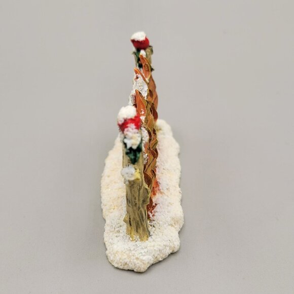 Charming Tails Leaf Fence Accessory Christmas Winter Retired 87/947 - Picture 4 of 8